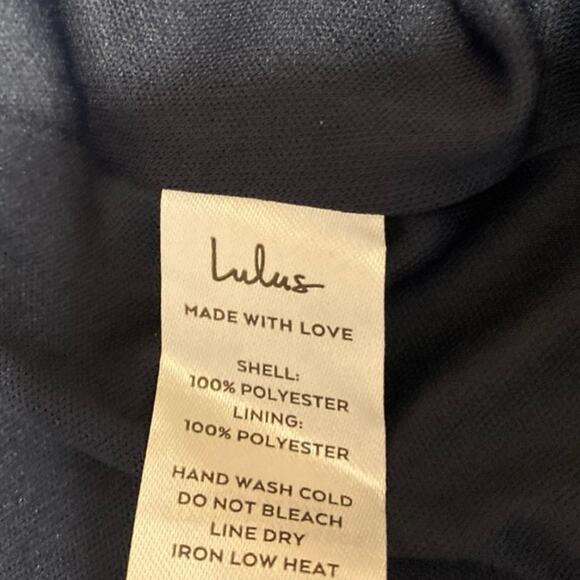 NEW Lulus Blue Floral Silk Satin Cami Camisole Cowl Neck Midi Slip Tank Dress XL - Picture 5 of 5